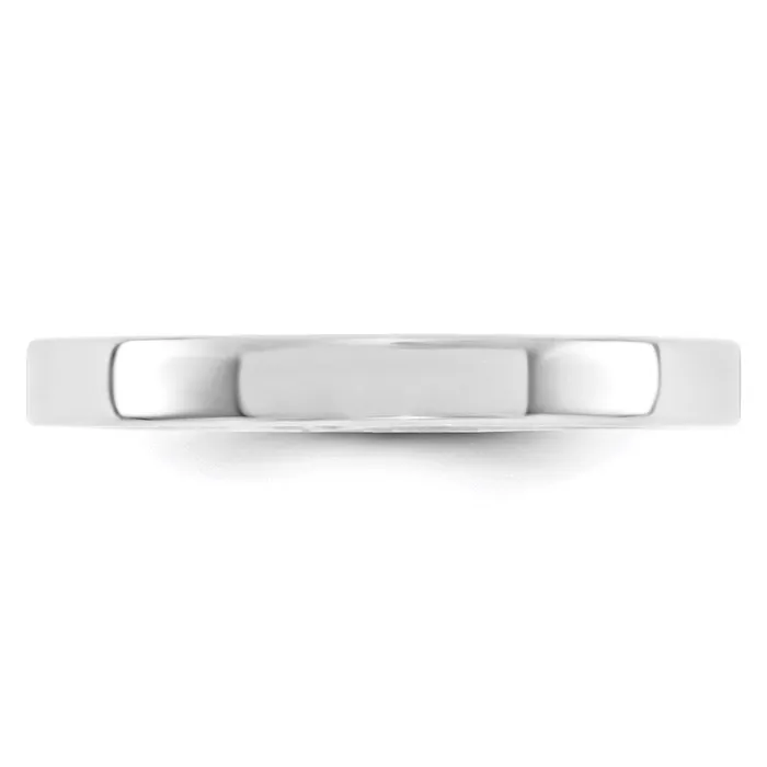 Goldia Rings Solid 14K White Gold 3mm Standard Flat Comfort Fit MensWomens Wedding Band Ring Size 65 Goldia Rings Solid 14K White Gold 3mm Standard Flat Comfort Fit MensWomens Wedding Band Ring Size 65