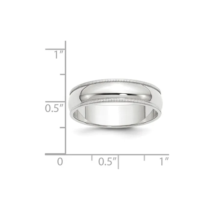 Goldia Rings Solid 18K Yellow Gold White Gold 6mm Milgrain MensWomens Wedding Band Ring Size 10 Goldia Rings Solid 18K Yellow Gold White Gold 6mm Milgrain MensWomens Wedding Band Ring Size 10