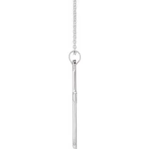 Platinum Cross Necklace R411366002PSTWBC WB Choice Jewelry Necklaces Platinum Cross Necklace R411366002PSTWBC WB Choice Jewelry Necklaces