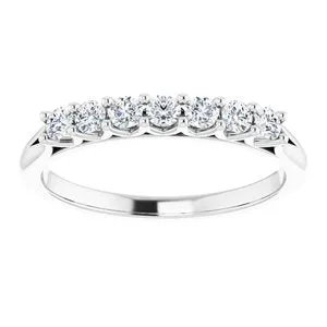 Rings WB Choice Jewelry 14K White 13 CTW Diamond Anniversary Band1239746016PSTWBC