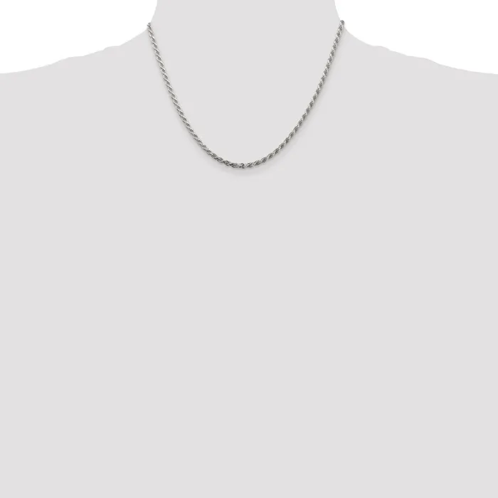 Rings WB Choice Jewelry Sterling Silver 275mm Diamondcut Rope ChainWBCQDC06018 Rings WB Choice Jewelry Sterling Silver 275mm Diamondcut Rope ChainWBCQDC06018