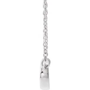 WB Choice Jewelry 14K White Freeform Bar 18 Necklace 86873605PSTWBC Necklaces WB Choice Jewelry 14K White Freeform Bar 18 Necklace 86873605PSTWBC Necklaces