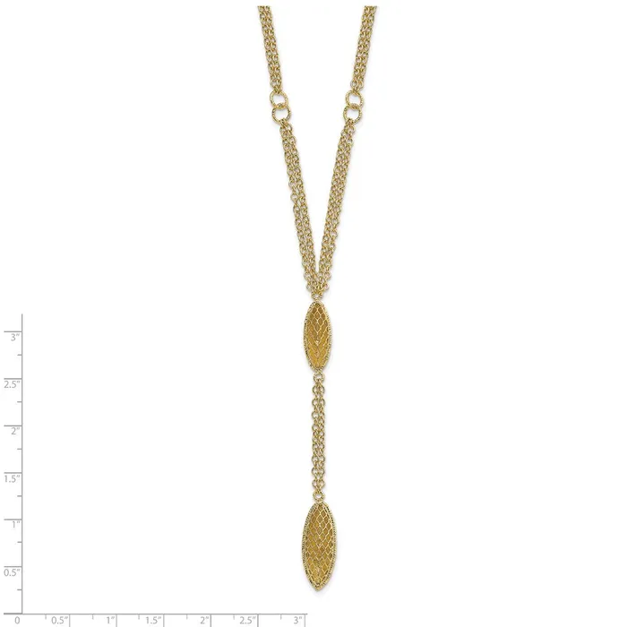 WB Choice Jewelry Necklaces 14k Fancy Y Diamondcut Drop w1in ext NecklaceWBCSF29381675 WB Choice Jewelry Necklaces 14k Fancy Y Diamondcut Drop w1in ext NecklaceWBCSF29381675