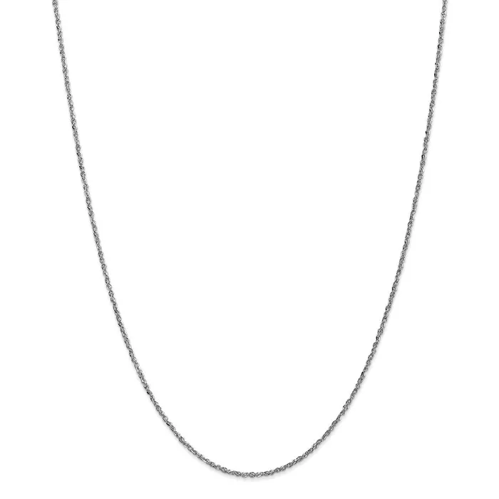 WB Choice Jewelry Necklaces 14K White Gold 17mm Ropa ChainWBCWRPA02816
