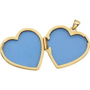 WB Choice Jewelry Necklaces 14K Yellow Heart Locket21961238973PSTWBC WB Choice Jewelry Necklaces 14K Yellow Heart Locket21961238973PSTWBC